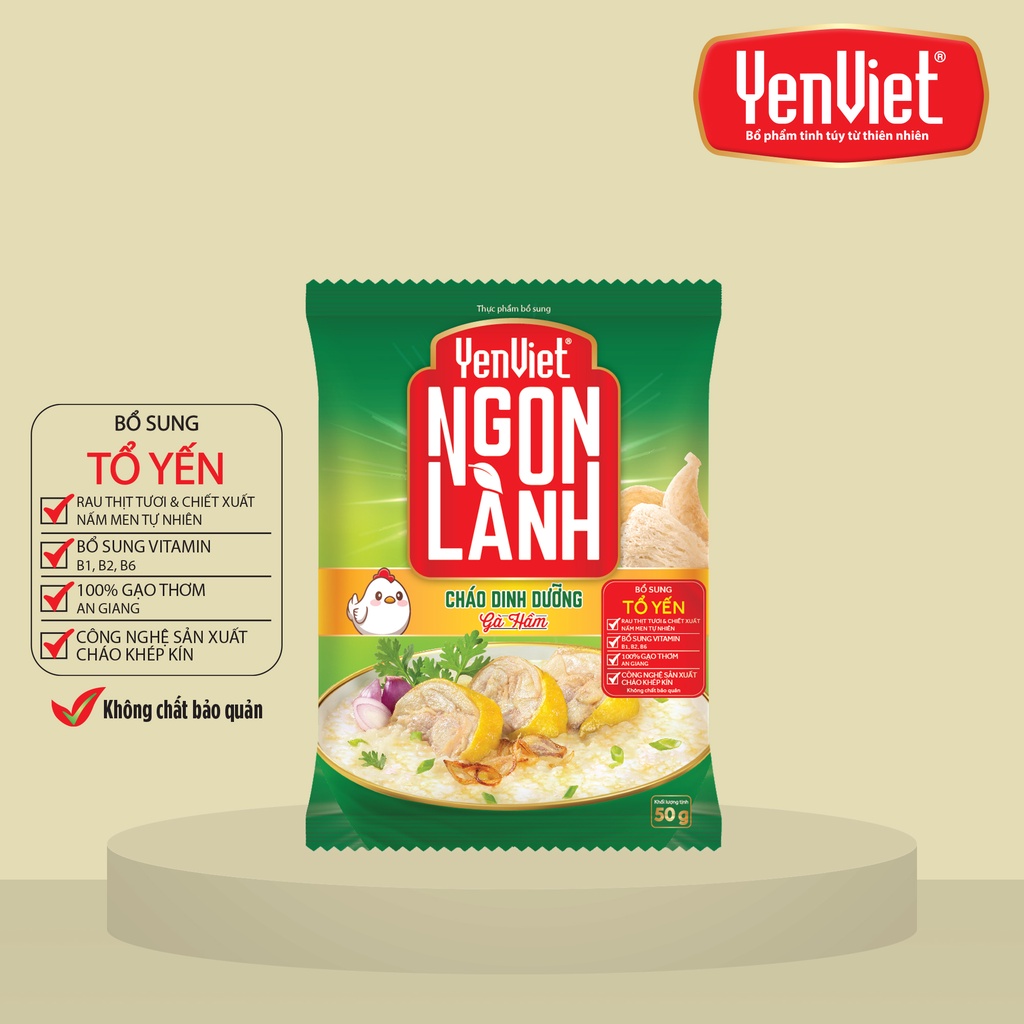 Cháo Dinh Dưỡng Gà Hầm - [Thùng 30 Gói]