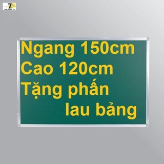 Bảng từ xanh Hàn Quốc ô 5cm 120 X 150CM - TẶNG PHẤN + LAU BẢNG