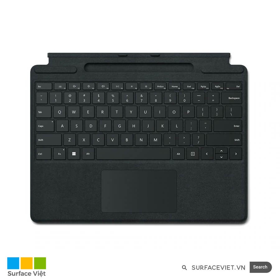 Bàn phím Alcantara dành cho Surface Pro X, Pro 8 có khe sạc bút