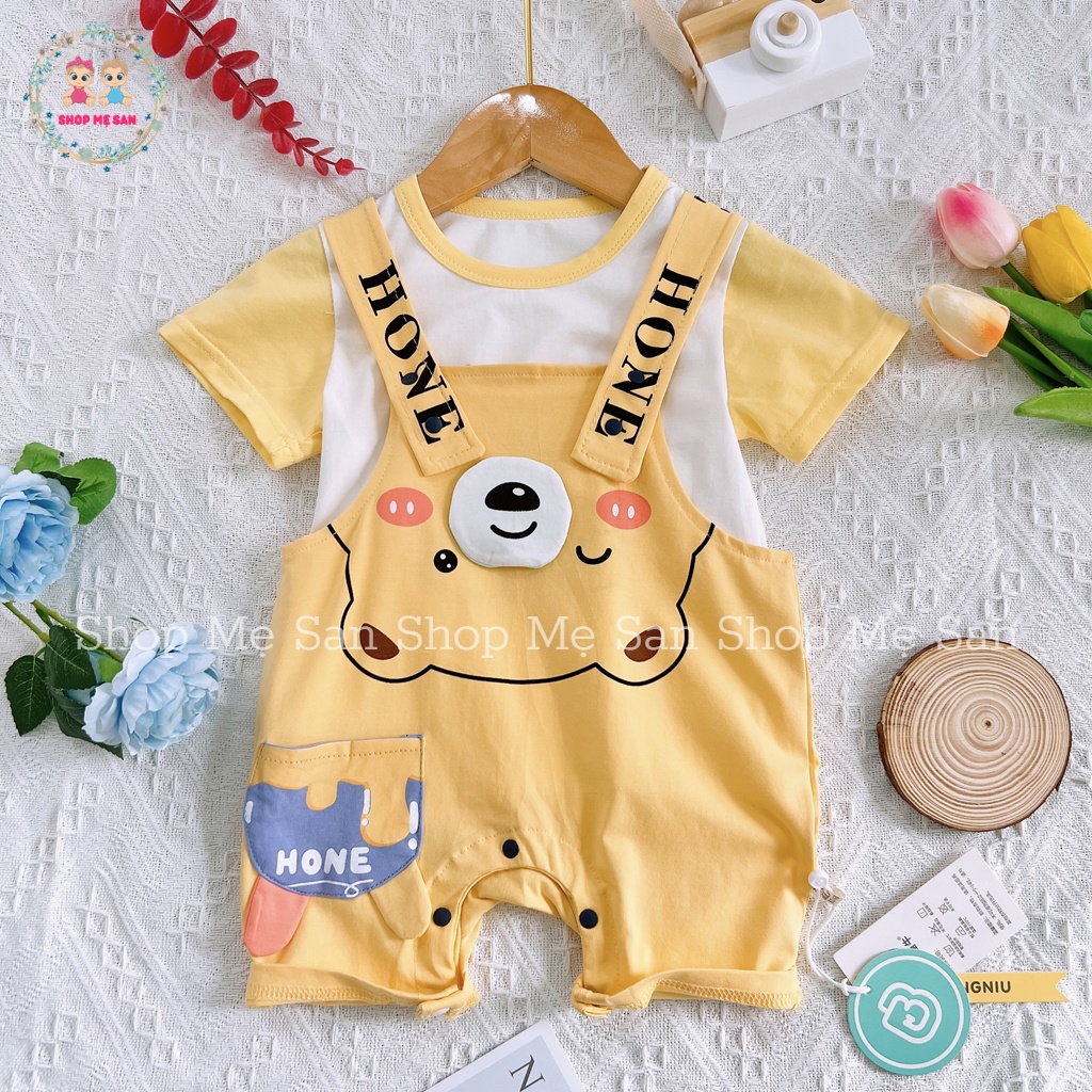 Yếm Cho Bé Gái, Yếm Cho Bé Trai Set Áo Yếm Hàng Quảng Châu Cao Cấp, Vải Cotton Mềm Mát Hoạ Tiết Dễ Thương