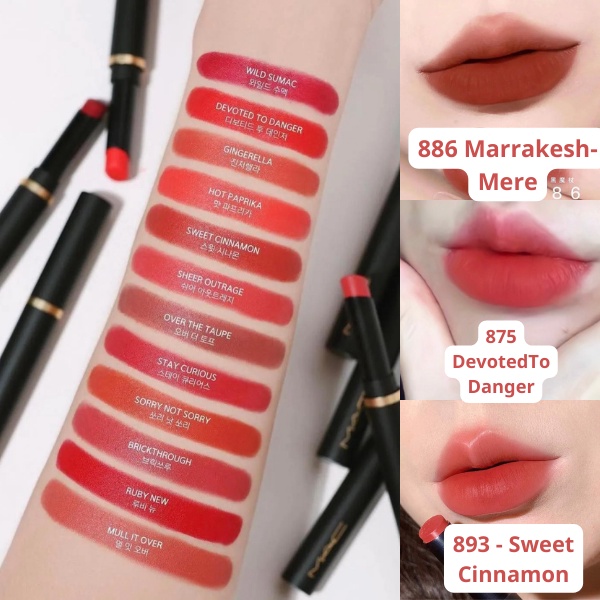 Son Thỏi Lì MAC Powder Kiss Velvet Blur Slim Stick