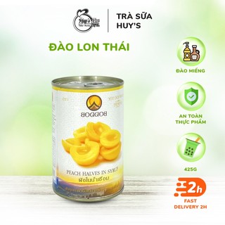 Đào ngâm thái lan boddob lon 425gr