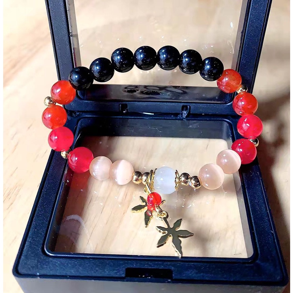 Kaedehara Kazuha | Genshin Vòng Tay Ấn Tượng Bằng Đá Sa Thạch Xanh Dương Thủ Công Thiết Kế Xung Quanh Xung Quanh Dùng Làm Quà Tặng WMPG