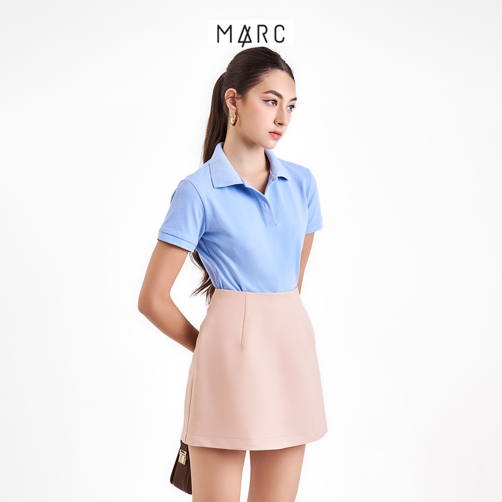 Chân váy chữ A nữ MARC FASHION skort cơ bản 2 túi CBMH092122