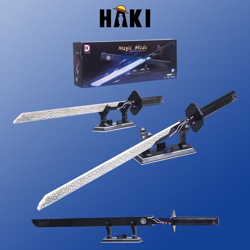 Mô hình lắp ráp One Piece kiếm đồ chơi Zoro bản to đẹp dài 1m Enma Ichimonji Kitetsu Demon Slayer Haki Shop