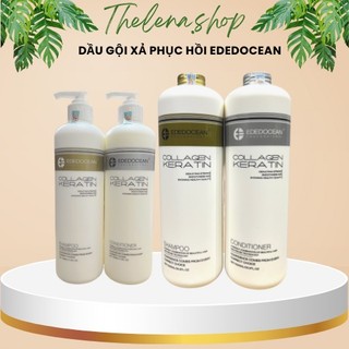 Dầu Gội Keratin EDEDOCEAN Kích Thích Mọc Tóc Kiềm Dầu Phục Hồi Tóc Hương Nước Hoa 1000ml*2 Chính Hãng Thelenashop