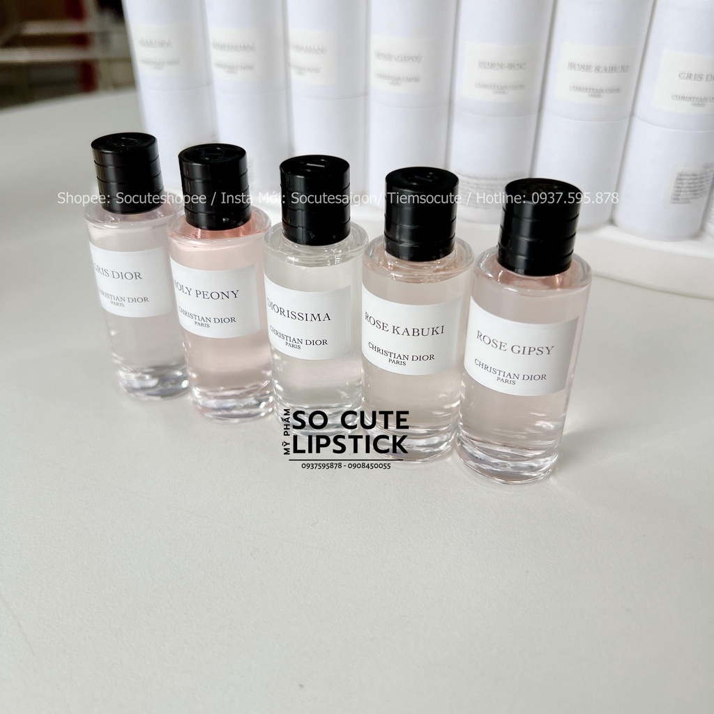 Nước Hoa Mini Christian D.ior Lucky - Sakura - Rouge Trafalgar - Rose Gipsy - Rose Kabuki - Balade Sauvage - Cachemire