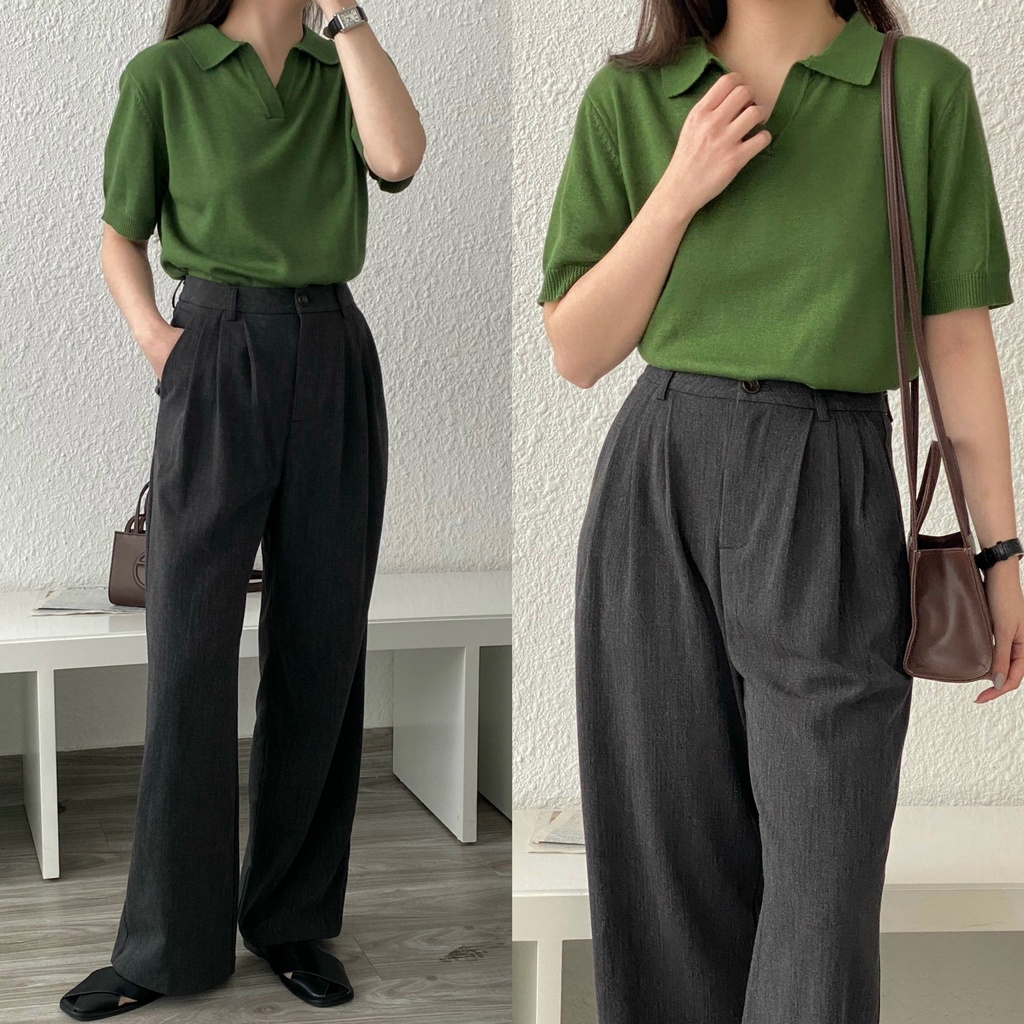 Quần suông 1 cúc 2190_Q0249