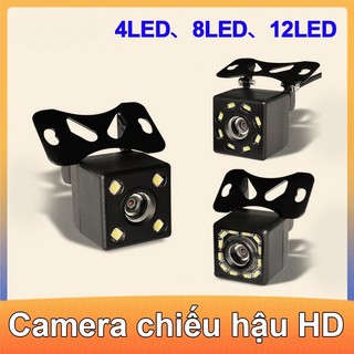 Ccd camera quan sát phía sau xe nhỏ 4/8/12 cảm biến led hd không thấm nước