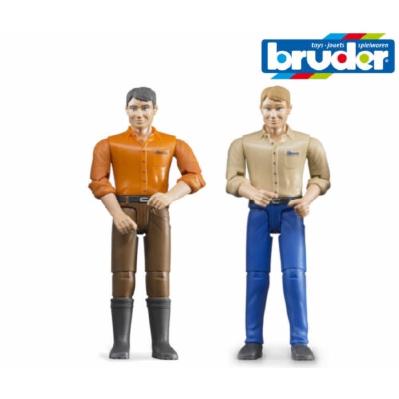 Đồ chơi mô hình nhân vật Bruder People/ Police/worker... Chính hãng Đức