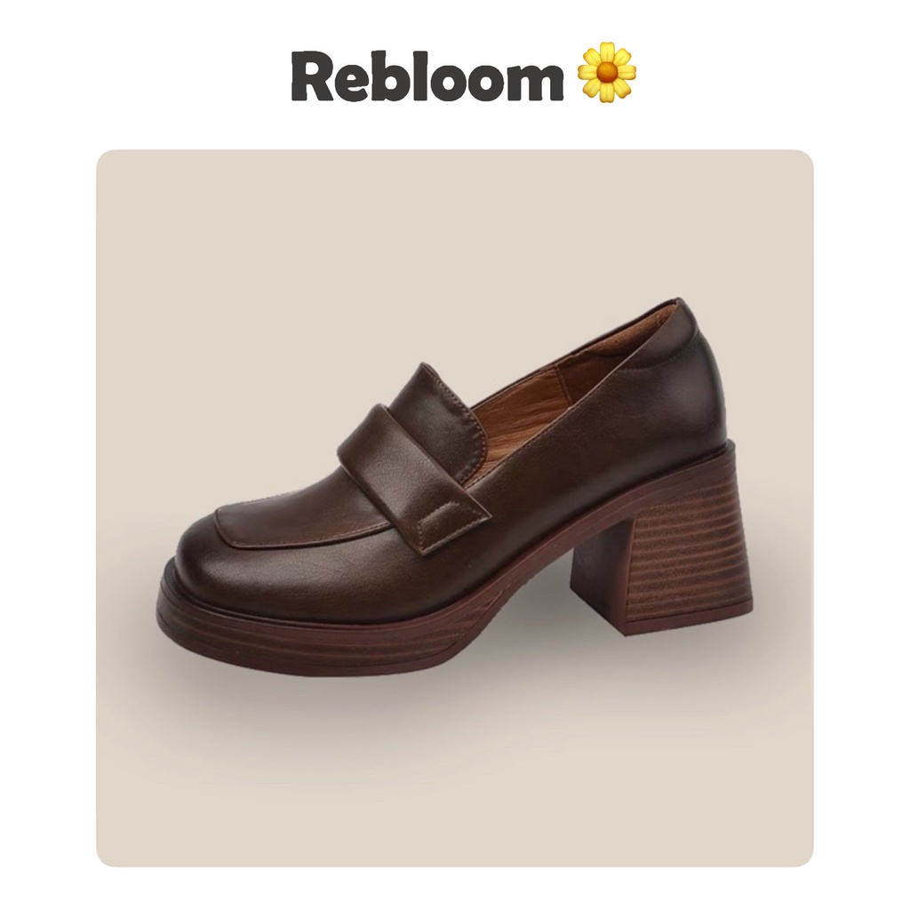 Giày oxford retro phong cách cổ điển nâng đế 6,5cm tôn dáng - giày siêu xinh dành cho nữ
