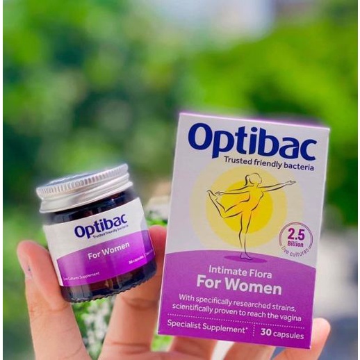 Men vi sinh Optibac Probiotics tím