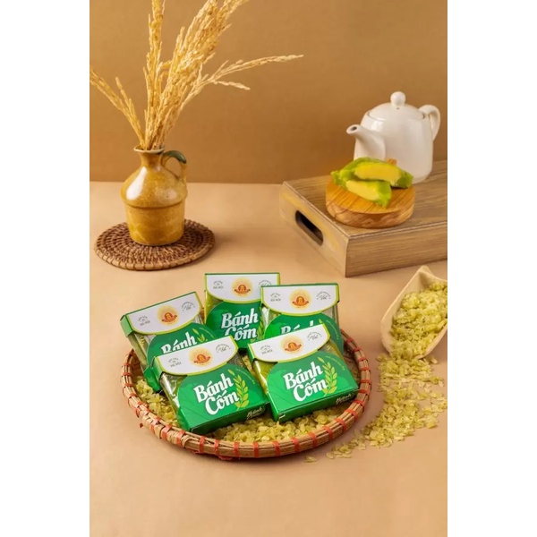 Bánh cốm nhân đậu xanh hộp 75gr