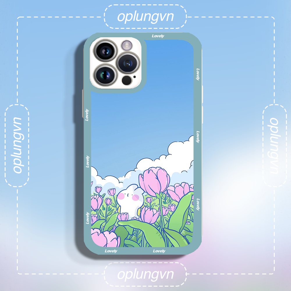 Thỏ và Tuy Líp Ốp Điện Thoại Cho Iphone Thỏ và Tuy lip 14 13 12 11 Pro Max 8 7 Plus X XR XS 6 6S SE 2020 tr3125