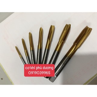 Mũi taro tạo ren lỗ m3- m12 phủ titanium