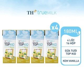Sữa TH True Milk Organic TOPKID 180ml