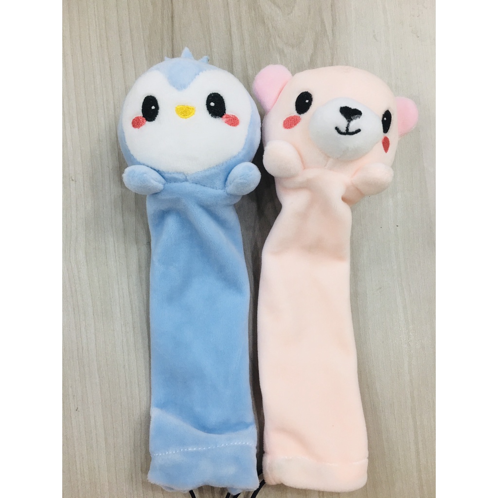 Bọc cán vợt hình thú ngộ nghĩnh, vải nhung siêu mềm, dành cho vợt cầu lông, tennis