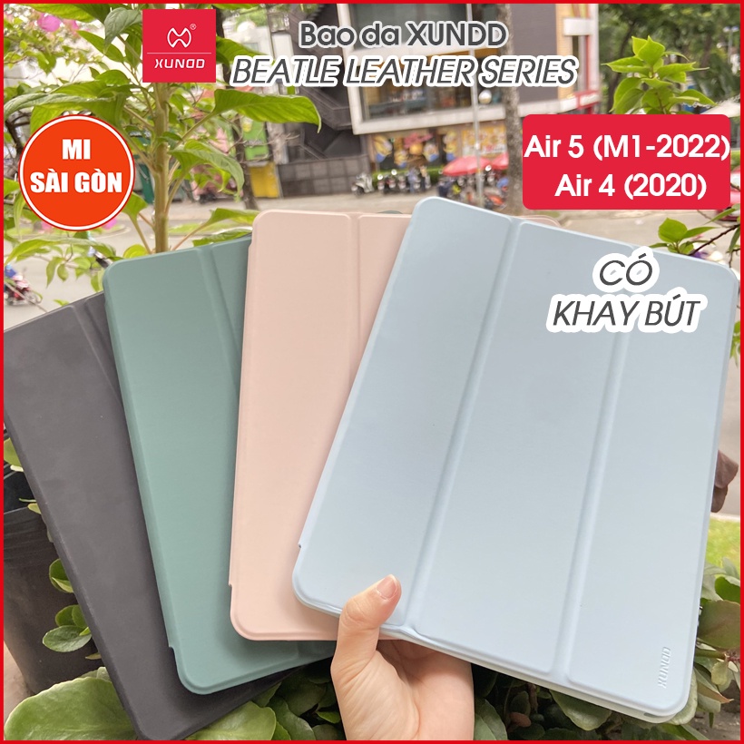 [Hỏa Tốc HCM] Bao da XUNDD iPad Air 5 (M1-2022)/ Air 4 (2020) 10.9 inch (BEETLE LEATHER) - Có ngăn đựng bút - X