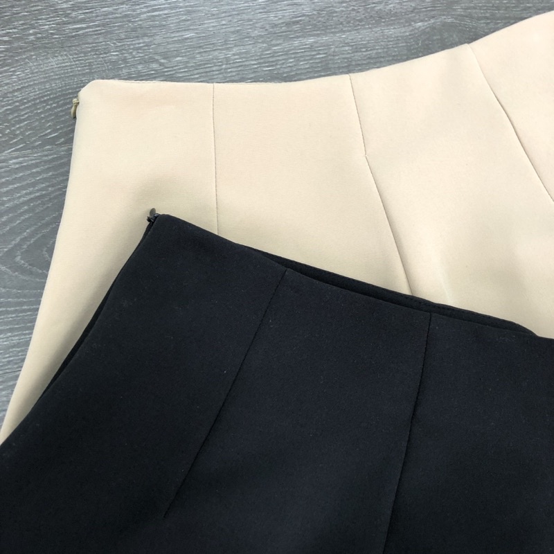 Short Hd Paris 2 màu đen/kem