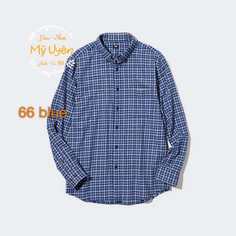 Áo sơ mi kẻ Nam Uniqlo
