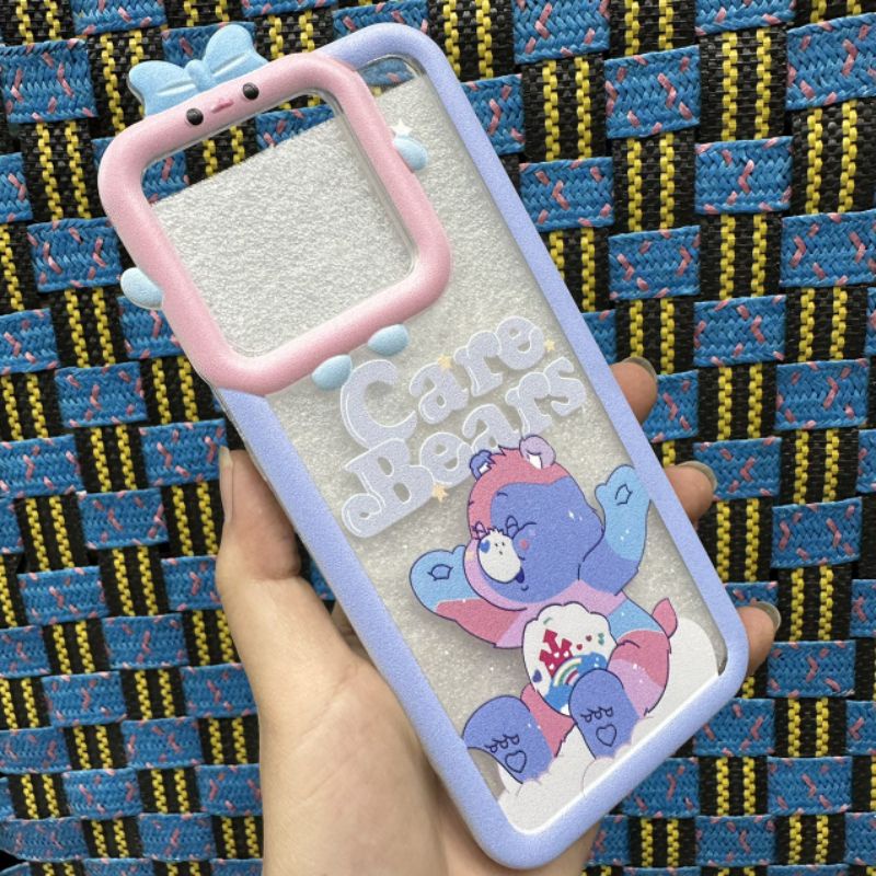 Case ốp lưng Xiaomi Redmi 10C / Poco C40 dẻo nơ nhiều hình siêu dễ thương cạnh vuông ôm máy