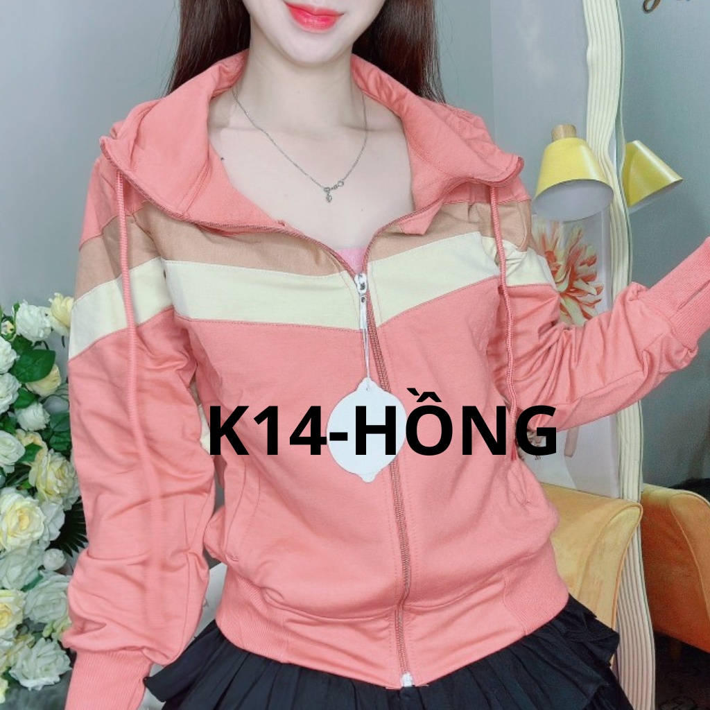 Áo khoác cotton da cá cao cấp 5 Túi K14 từ 60kg đến 73kg