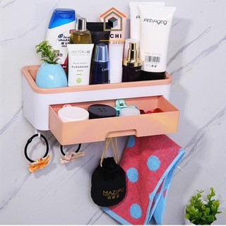 Kệ đựng đồ nhà tắm để mỹ phẩm đồ dùng nhà bếp treo tường- Giá treo tường đa năng decor nhà