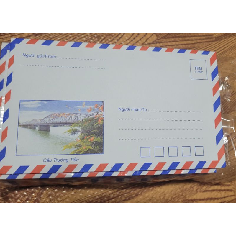 10 chiếc phong bì thư có keo dán sẵn ĐL100 dày