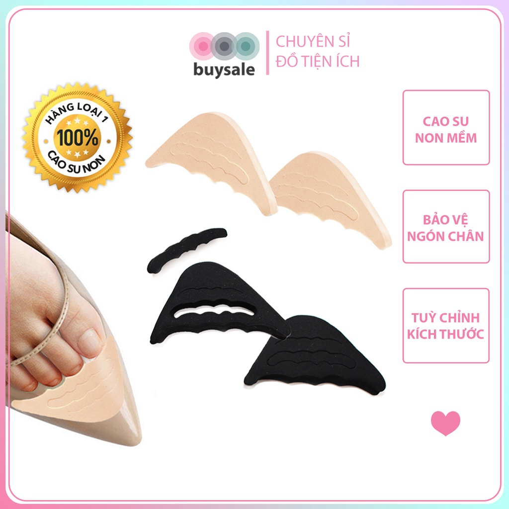Lót mũi giày cao gót đệm êm ngón chân, có tác dụng giúp giảm size cho giày bị rộng - lót giày giá sỉ - BuySales - BSPK50