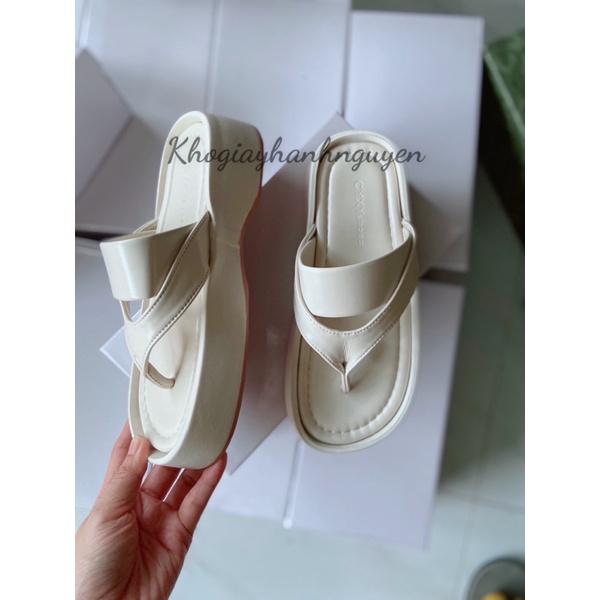 Dép xỏ ngón đế cao quai ngang hàng QC