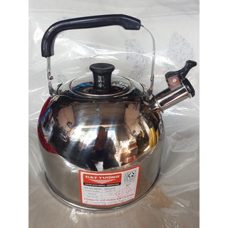 Ấm đun nước inox 3L có còi hú khi sôi tiện lợi cho gia đình