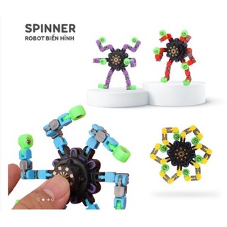 Con Quay Spinner Robot Đồ Chơi Robot Biến Hình