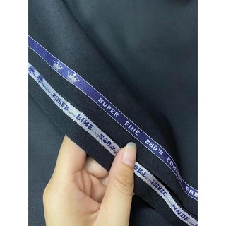 Vải Quần Tây Đen Chất Co Giãn - Đứng Form - Vải Quần Tây Xanh Đen Co Giãn - Vải Quần Tây Co Giãn Form Đẹp