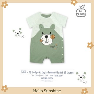 Body cộc tay La Pomme Gấu nhỏ