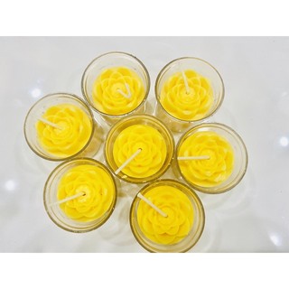 Nến bơ hoa sen đốt cháy 8 tiếng