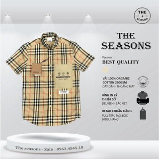 Áo sơ mi họa tiết caro burberry v2 the.sesons