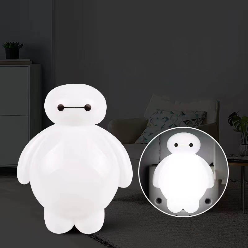 Đèn ngủ tạo hình Baymax hoạt hình cực kì dễ thương, Đèn ngủ Siêu Tiết Kiệm Điện, Bóng Đèn Led Tuổi Thọ Cao, Ánh Sáng diu