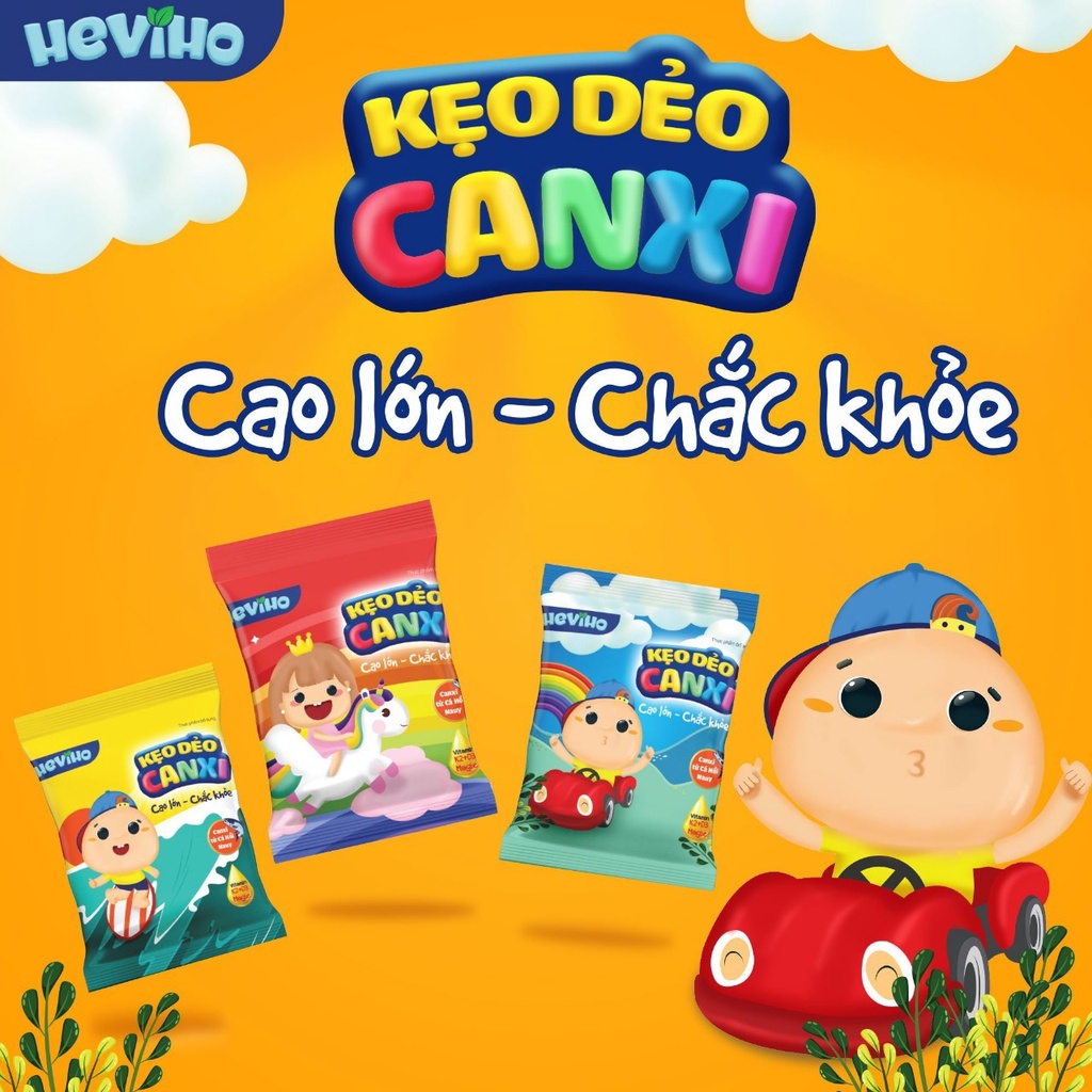 Kẹo dẻo Heviho Thái Minh (Gói 32 gam) (Canxi, DHA)