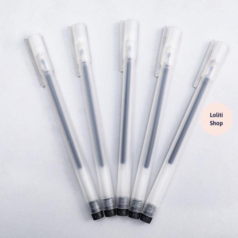Bút nước mực đen ngòi 0.38mm đều nét chữ đẹp LOLITI BUT545