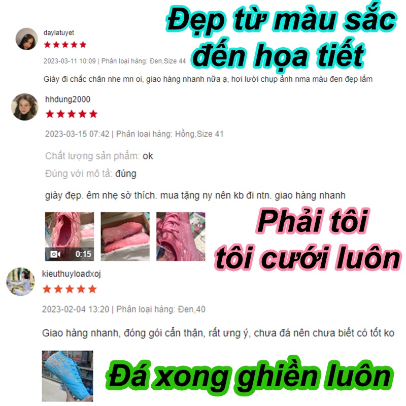 Giày đá bóng nam chính hãng WARIOR hàng công ty, giày đá banh sân cỏ nhân tạo đế đinh dăm TF đã khâu đế
