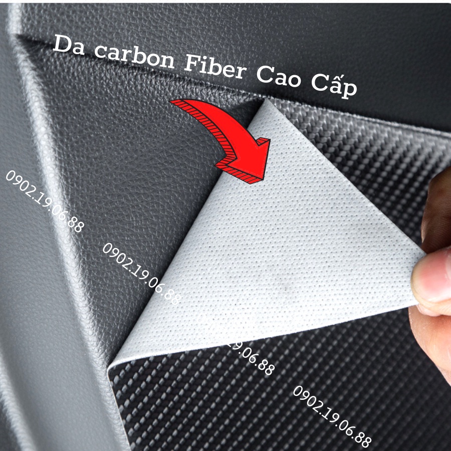 Miếng dán chống xước cửa xe hơi da Carbon Air Fiber đủ các loại dòng xe trên thị trường