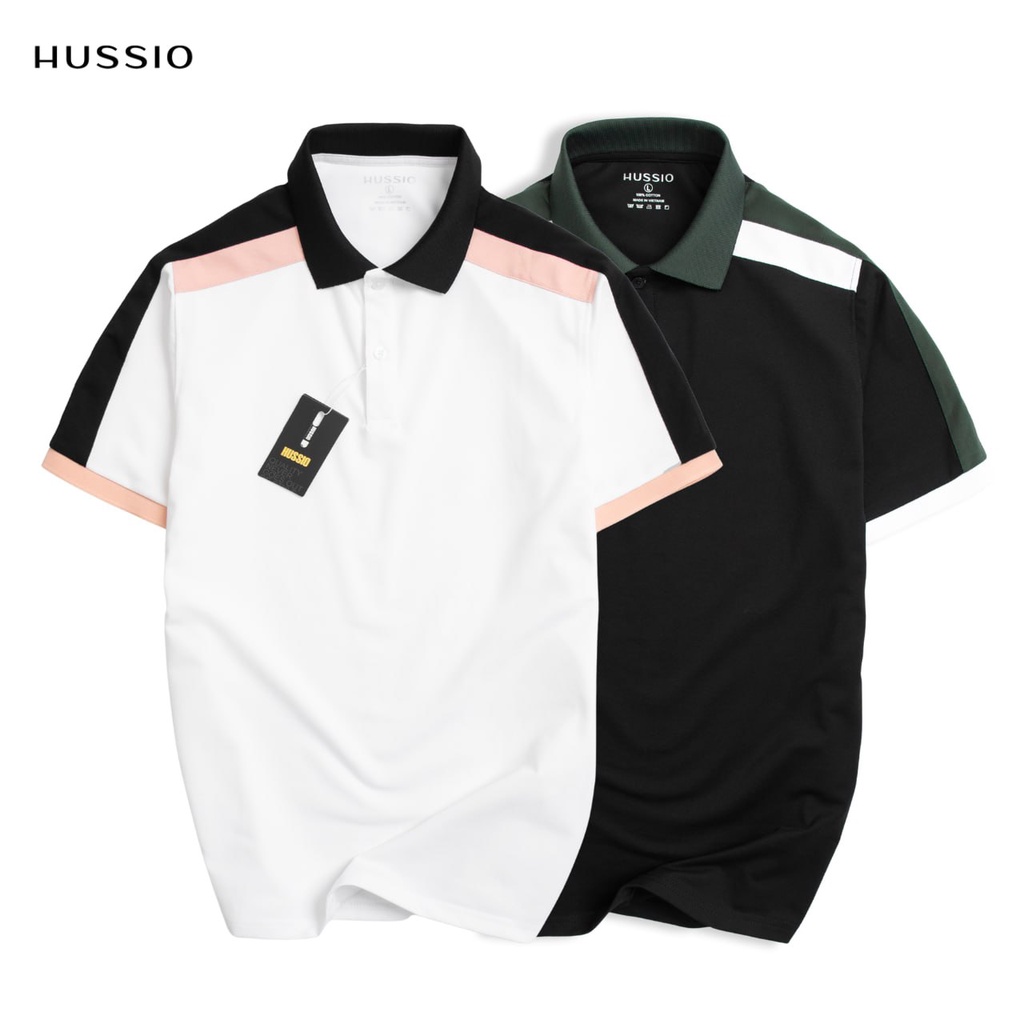 Áo Polo nam REMIS vải CVC Cotton cao cấp, trẻ trung, năng động, sang trọng - HUSSIO