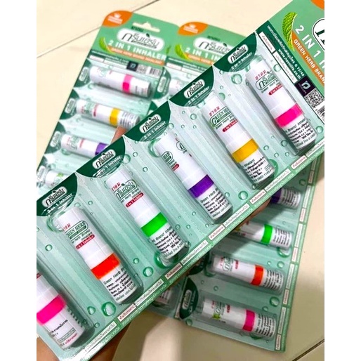 Ống Thông Mũi 2in1 2 Đầu GREEN HERB Thái Lan