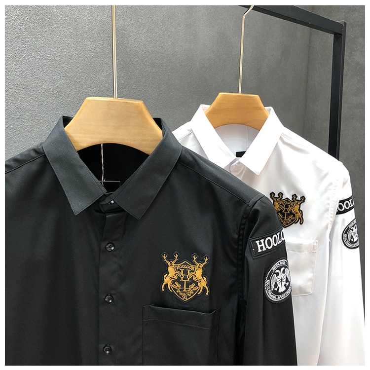 Áo sơ mi nam lụa HOOLOOK SHIRT - GS20