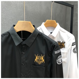 Áo sơ mi nam lụa HOOLOOK SHIRT - GS20