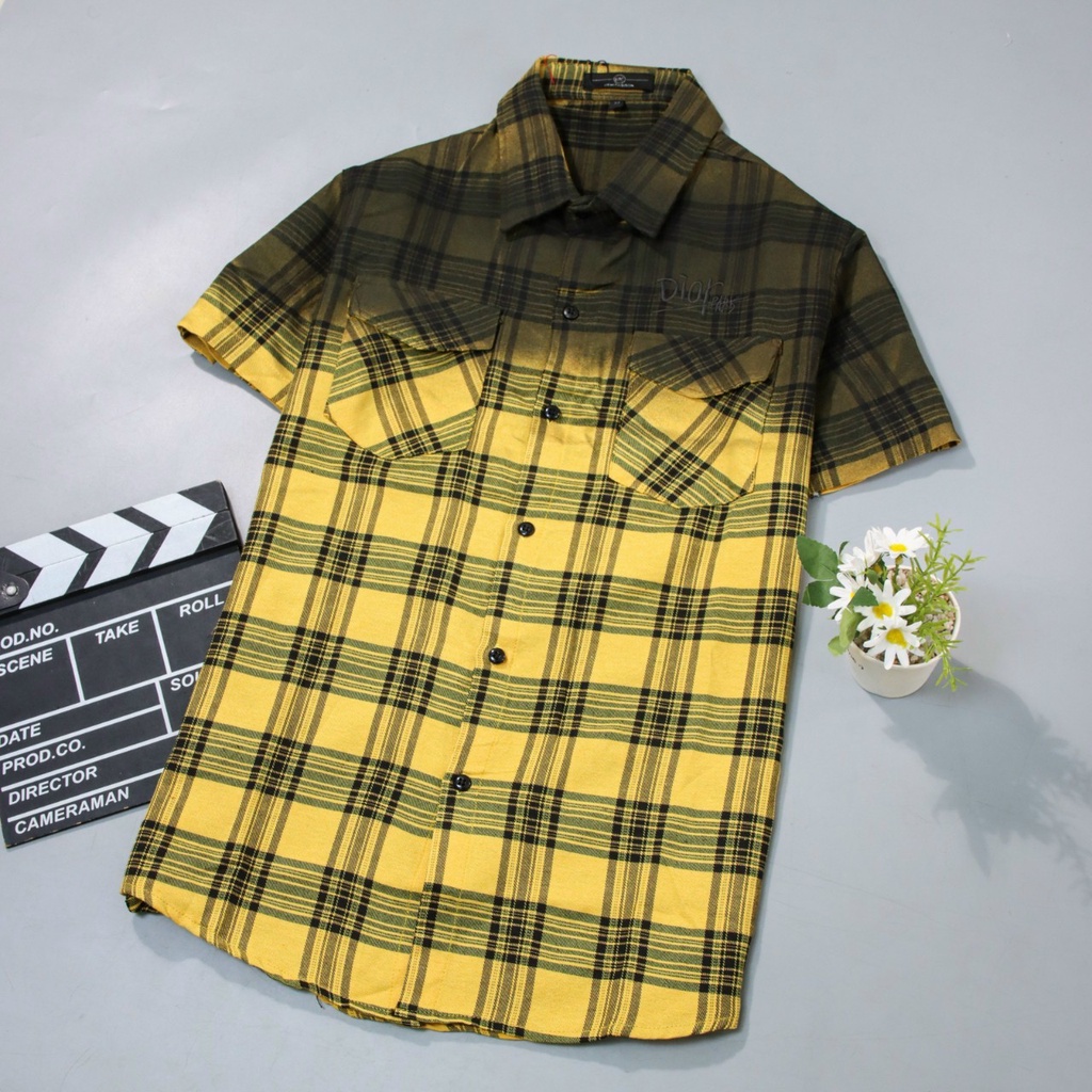 Áo sơ mi nam/nư họa tiết sọc caro chất cotton cao cấp cực kỳ mềm hơn giá rẻ