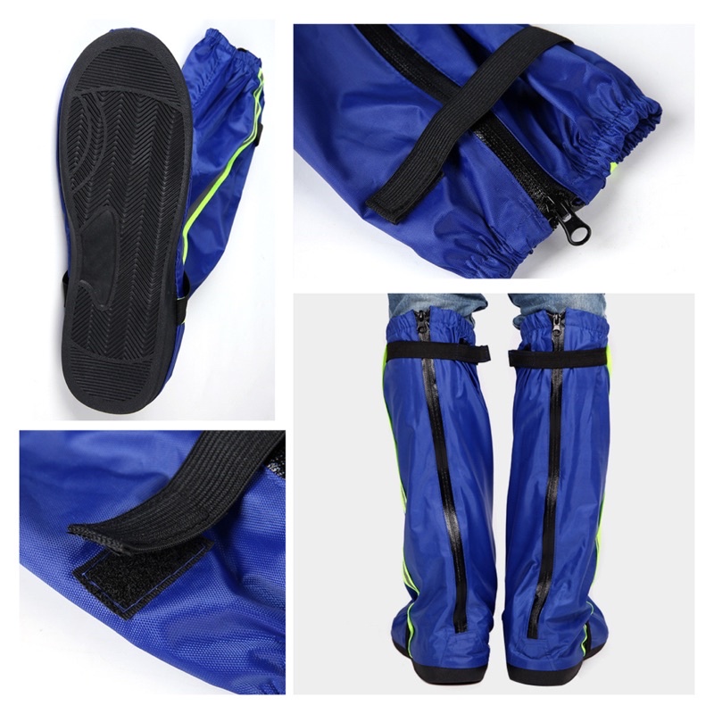 Ủng bọc giày đi mưa Có Phản Quang mẫu mới, chất liệu PVC chống thấm 100%, bao giày, ủng đi mưa cao cấp