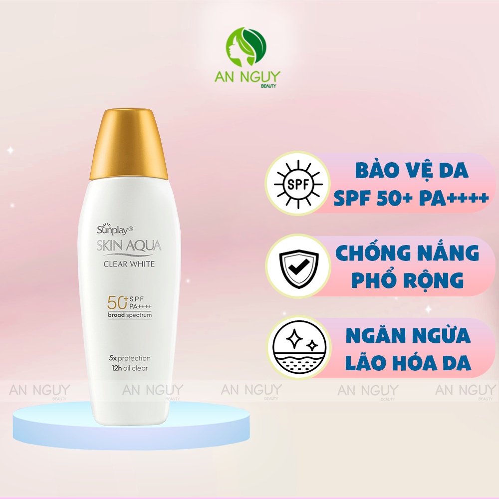 Sữa chống nắng dưỡng da sáng Skin Aqua Clear White 55gr