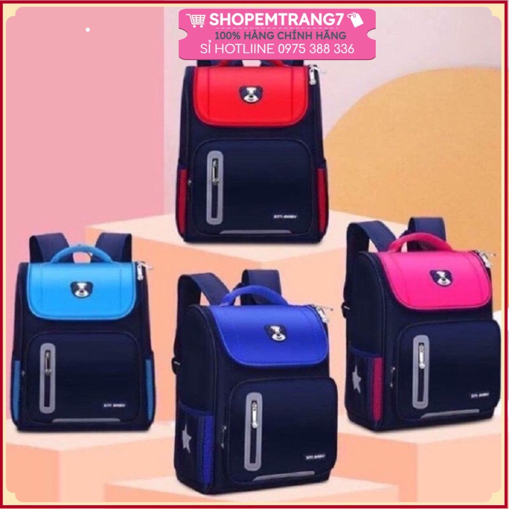 Balo Gấu Trẻ Em BABY, Cấp 1,Cấp 2 Ba Lô Chống Gù,Cặp Phản Quang, Chống Thấm, Balo Học Sinh Tiểu Học Cho Bé Gái, Bé Trai