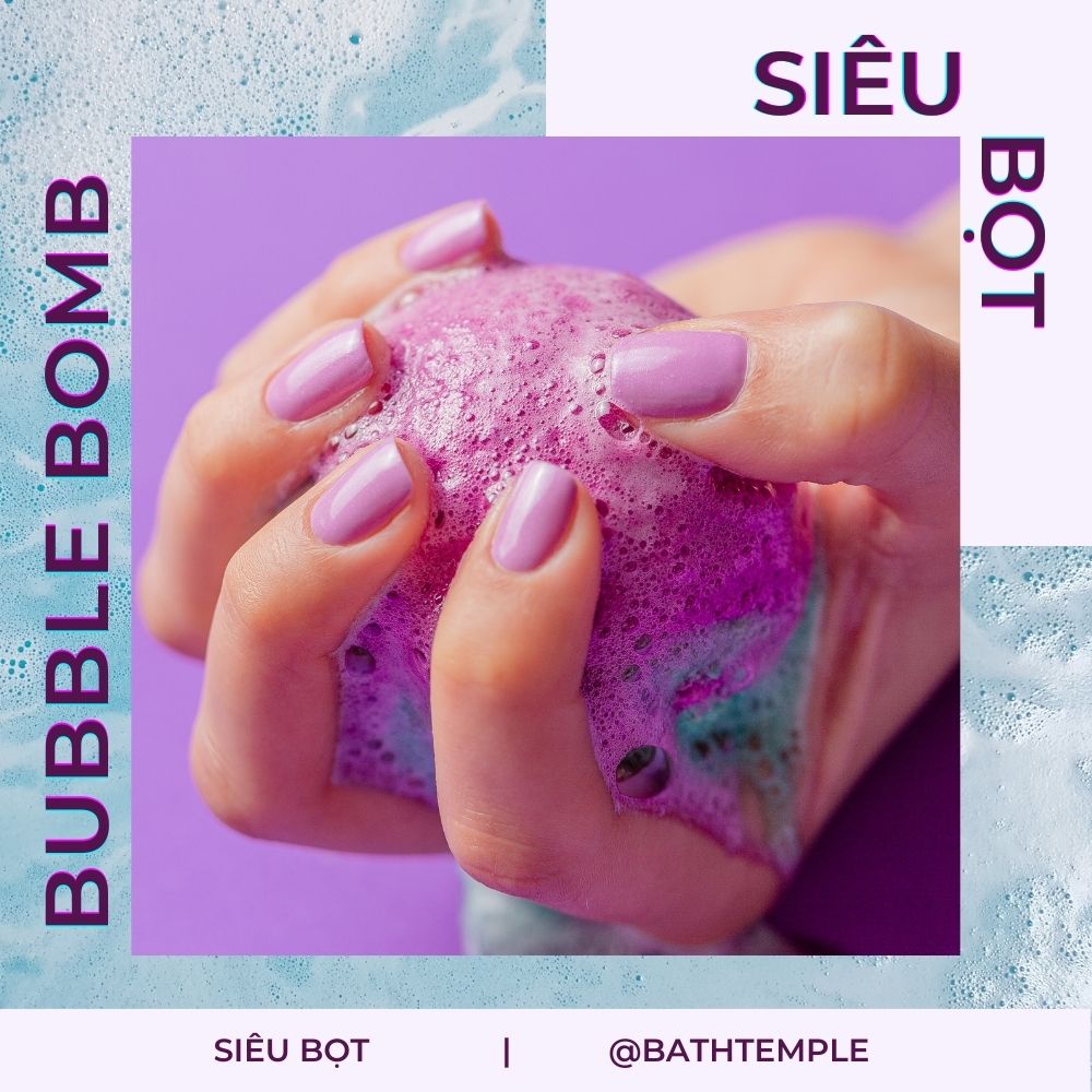 Bom tắm SIÊU BỌT cho bồn tắm  - bath temple